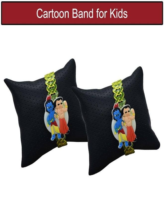 Natali 4 Rakhi with Decorated Basket Roli Chawal Chopra for Boys and Girls - Image 2
